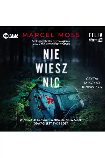 Audiobook Nie wiesz nic. Liceum Freuda. Tom 2 CD - Marcel Moss