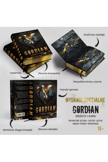 Gordian. Grzech i Kara. Wydanie specjalne (barwione brzegi) - Melissa Darwood