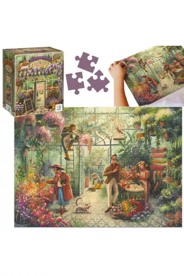 Puzzle 300 el. Kwiaciarnia Maksik