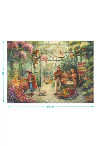 Puzzle 300 el. Kwiaciarnia Maksik