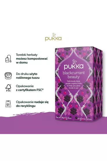Pukka Herbatka Three Ginger 20 x 1.8 g Bio