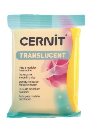 Cernit Modelina prze�roczysta bursztynowa 56 g