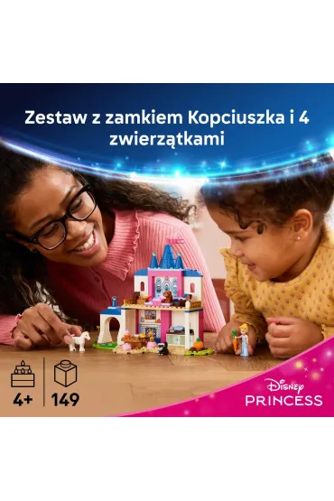 LEGO Disney Princess Zamek Kopciuszka i jej zwierz�cych przyjaci� 43283