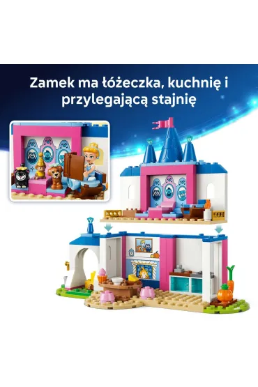 LEGO Disney Princess Zamek Kopciuszka i jej zwierz�cych przyjaci� 43283