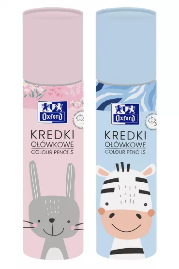 Oxford Kredki o��wkowe w tubie Kids 12 szt.