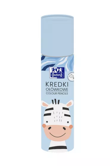 Oxford Kredki o��wkowe w tubie Kids 12 szt.
