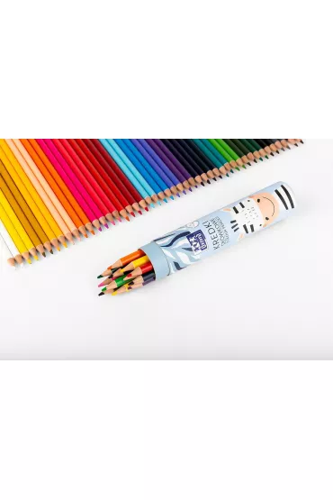 Oxford Kredki o��wkowe w tubie Kids 12 szt.