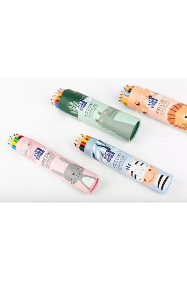 Oxford Kredki o��wkowe w tubie Kids 12 szt.