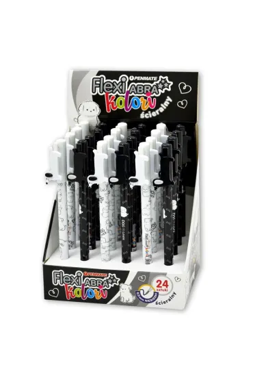 Penmate D�ugopis �cieralny FLEXI ABRA Kolori Kittens niebieski 0,5mm