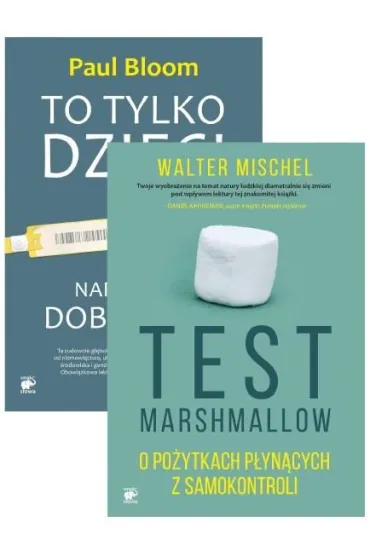 Pakiet: Test marshmallow, To tylko dzieci - Walter Mischel, Paul Bloom