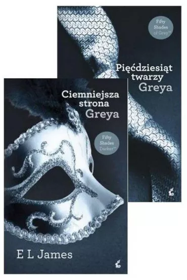 Pakiet. Pi��dziesi�t twarzy Greya. Tom 1-2: Pi��dziesi�t twarzy Greya, Grey - E. L. James