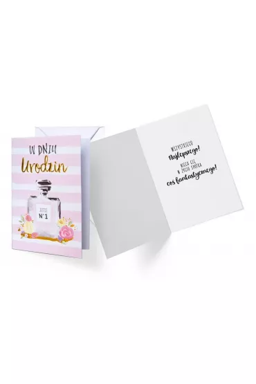 Kukartka Karnet B6 GS-016 Urodziny perfumy