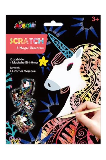 Wydrapywanki 4 magiczne jednoro�ce Avenir
