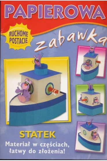 Papierowa zabawka Statek