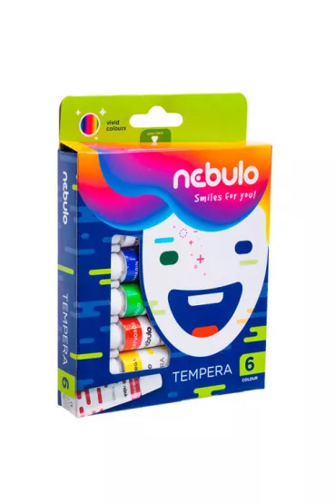 Panta Plast Farby tempera w tubie 6 kolor�w