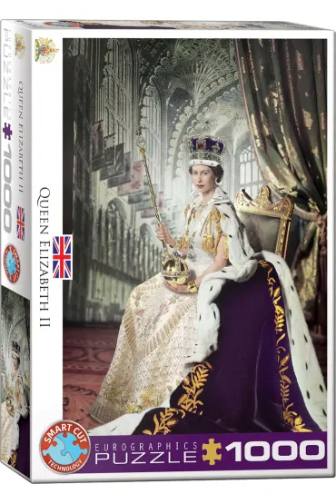 Puzzle 1000 el. Queen Elizabeth II Eurographics