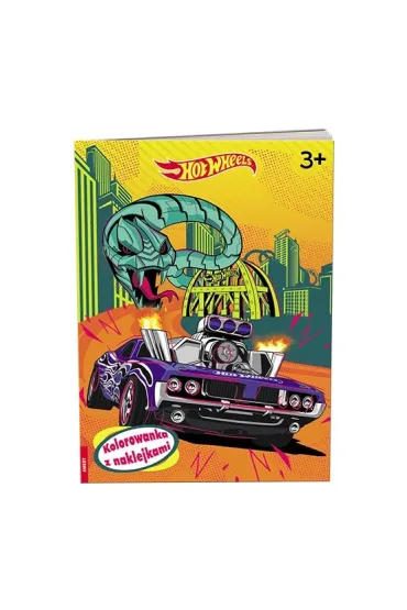 Mattel Hot Wheels Kolorowanka z naklejkami NA-1602