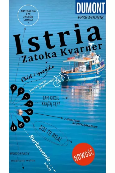 Istria, Zatoka Kvarner przewodnik Dumont Travel PP - Daniela Schetar
