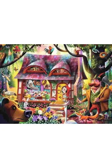 Puzzle 1000 el. Czerwony Kapturek Ravensburger