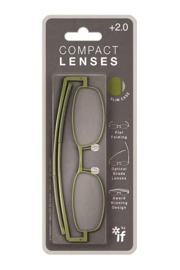 Compact Lenses Okulary NEW +2.0 mix kolor�w + etui