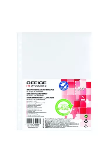 Office Products Koszulki na dokumenty A4 PP 100 szt.