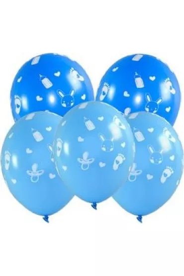 Balony Baby shower ch�opiec 5 szt.