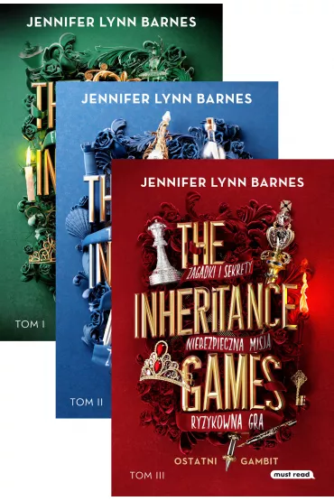 Pakiet The Inheritance Games. Tomy 1-3: The Inheritance Games, Dziedzictwo Hawthorne'�w, Ostatni gambit - Jennifer Lynn Barnes