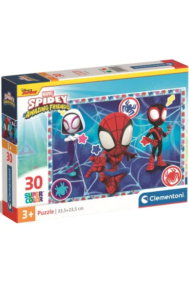 Puzzle 30 el. SuperColor. Spidey and His Amazing Clementoni