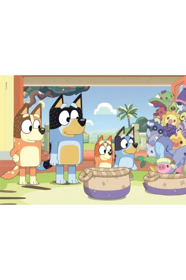 Puzzle 2x20 el. SuperColor. Bluey Clementoni
