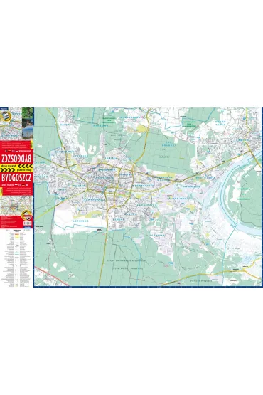 Bydgoszcz plan miasta 1: 20 000 foliowana 2024