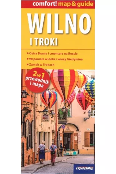 Wilno i Troki  map&guide PL laminat 2023