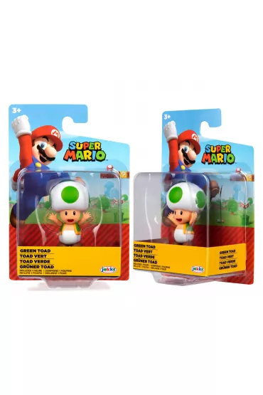 Green Toad. Super Mario Nintendo artykulacja. Seria 31, figurka, 6 cm