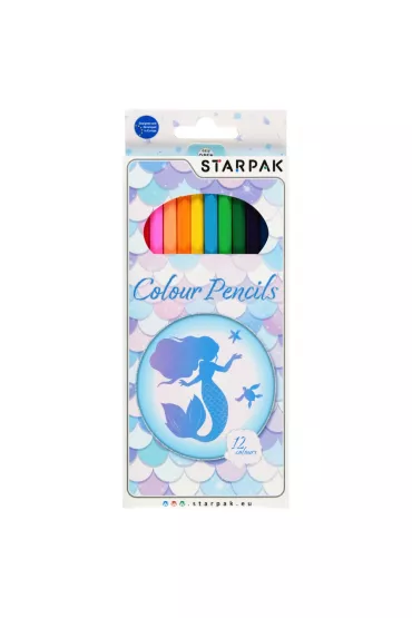 Starpak Kredki o��wkowe Syrenka 536291 12 szt.