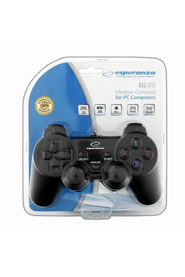 Esperanza Gamepad z wibracjami do PC EG102