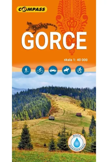Gorce mapa laminowana skala 1 : 40 000