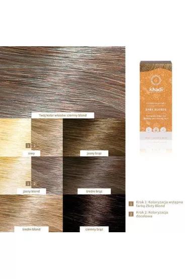 Khadi Henna ciemny blond 100 g