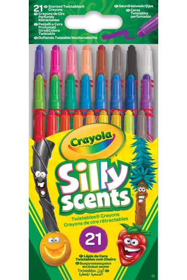 Crayola Kredki wykr�cane Silly Scents 21 kolor�w