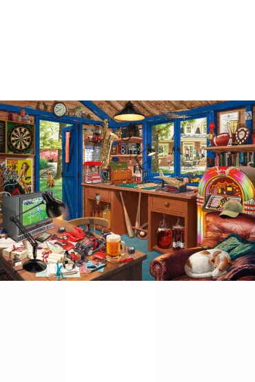 Puzzle 1000 el. Premium Quality. Secret Puzzle. Warsztat taty Schmidt - Steve Read