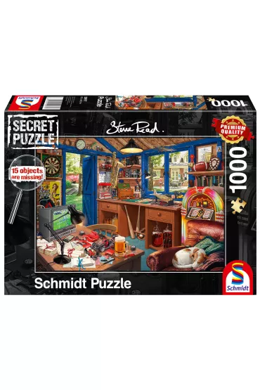 Puzzle 1000 el. Premium Quality. Secret Puzzle. Warsztat taty Schmidt - Steve Read