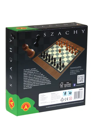 Gra Szachy drewniane  ALEXANDER 2688