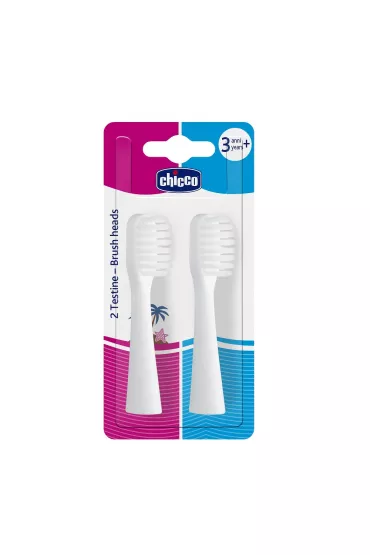 G��wki do szczoteczek elektrycznych Chicco 3L+ 2 szt.