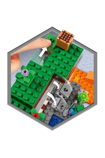 LEGO Minecraft „Opuszczona” kopalnia 21166