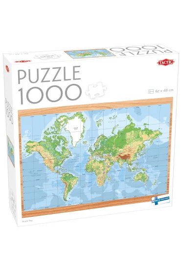 Puzzle 1000 el. World Map Tactic