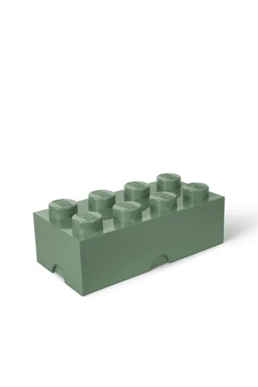 Pojemnik klocek LEGO Brick 8 Oliwkowy