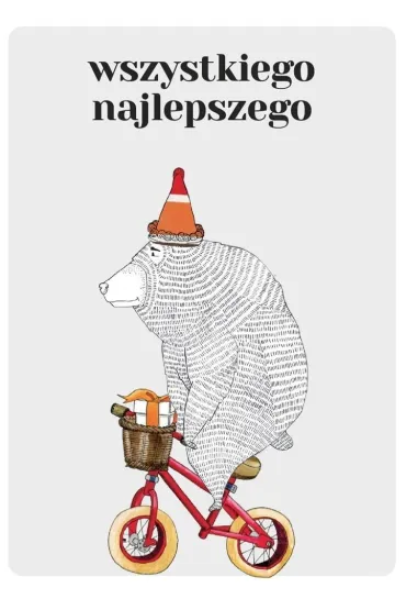 Kukartka Karnet B6 PP-2206 Wszystkiego najlepszego