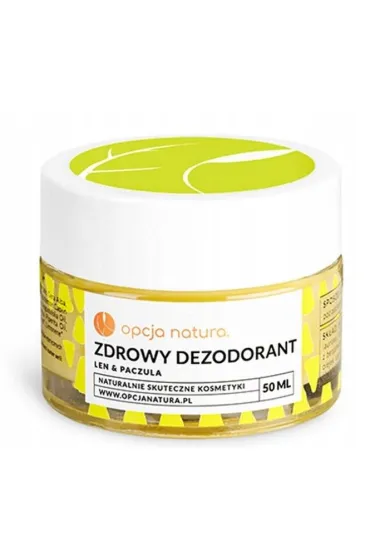 Opcja Natura Zdrowy dezodorant len & paczula 50 ml
