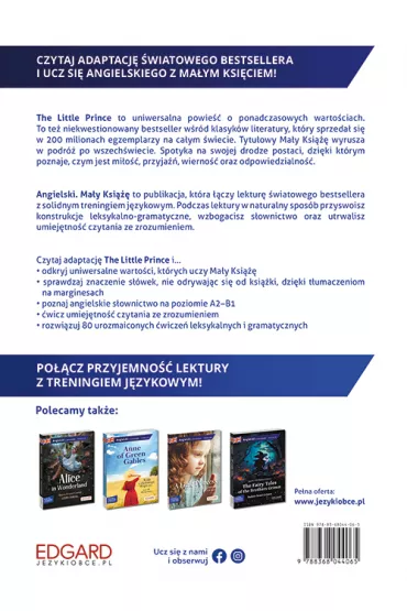 Angielski. The Little Prince / Ma�y Ksi���. Adaptacja klasyki z �wiczeniami - Krzysztof Mazurek, Marcin Frankiewicz, Antoine de Saint Exupery