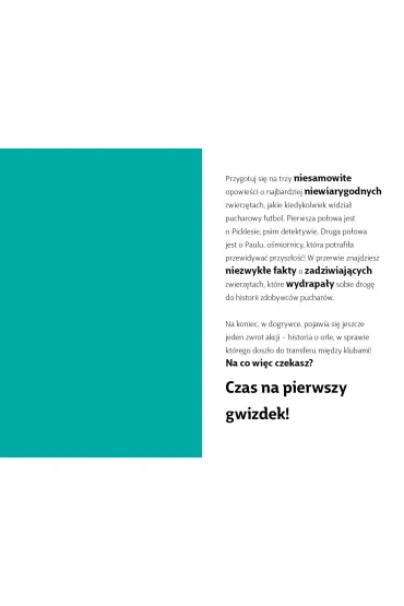 Pucharowe zwierz�ta. Niewiarygodny futbol - Matt Oldfield