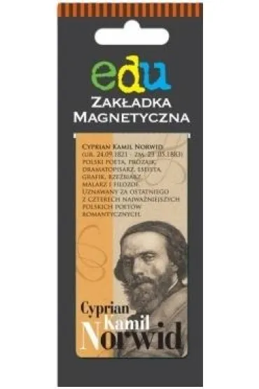 Kukartka Zak�adka magnetyczna Norwid ZK075