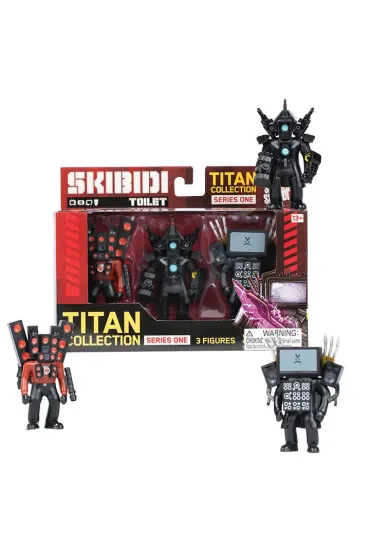 Skibidi Toilet - Titan Pack 3-pak